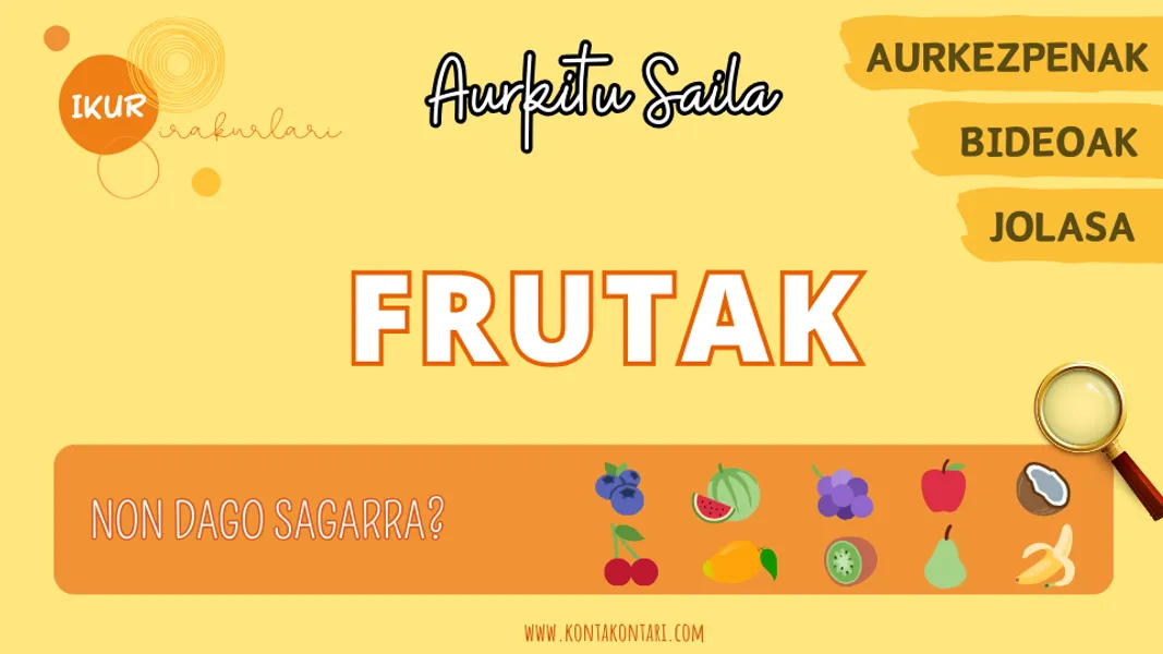 AURKITU FRUTAK