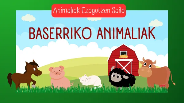 BASERRIKO ANIMALIAK